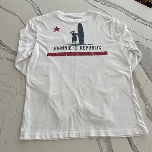 Johnnie-O Men’s Long-sleeve T-Shirt - Wht SZ small